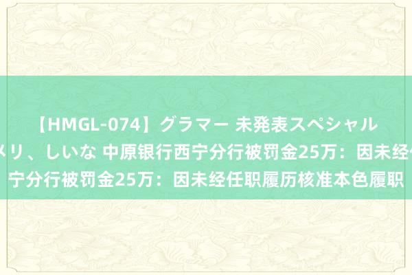 【HMGL-074】グラマー 未発表スペシャル 7 ゆず、MARIA、アメリ、しいな 中原银行西宁分行被罚金25万：因未经任职履历核准本色履职