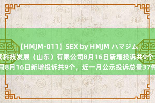 【HMJM-011】SEX by HMJM ハマジムベスト09 6時間 艾信达西宾科技发展（山东）有限公司8月16日新增投诉共9个，近一月公示投诉总量37件