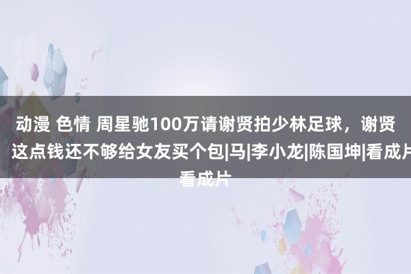 动漫 色情 周星驰100万请谢贤拍少林足球，谢贤：这点钱还不够给女友买个包|马|李小龙|陈国坤|看成片